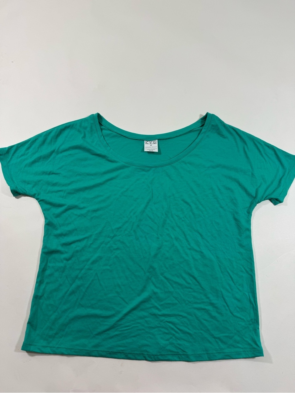 CVG Boxy Crop Tee Shirt Green Constantly Varied Gear